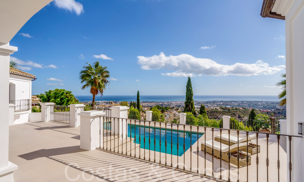 Sublime Mediterranean luxury villa with panoramic sea views for sale in El Madroñal, Marbella - Benahavis 70384