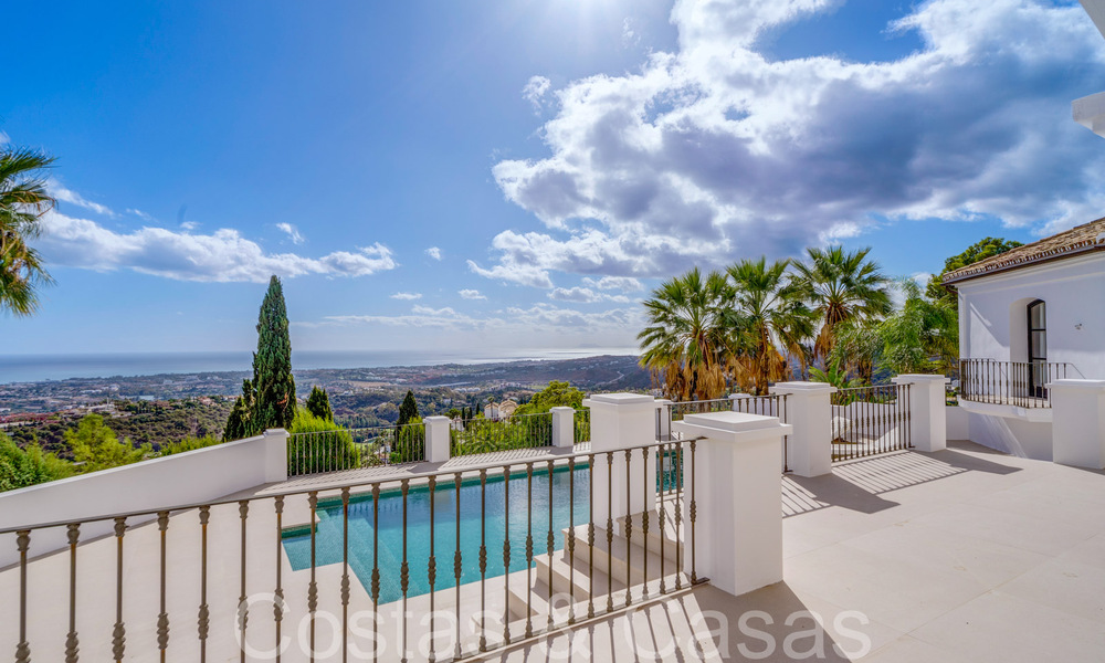 Sublime Mediterranean luxury villa with panoramic sea views for sale in El Madroñal, Marbella - Benahavis 70385