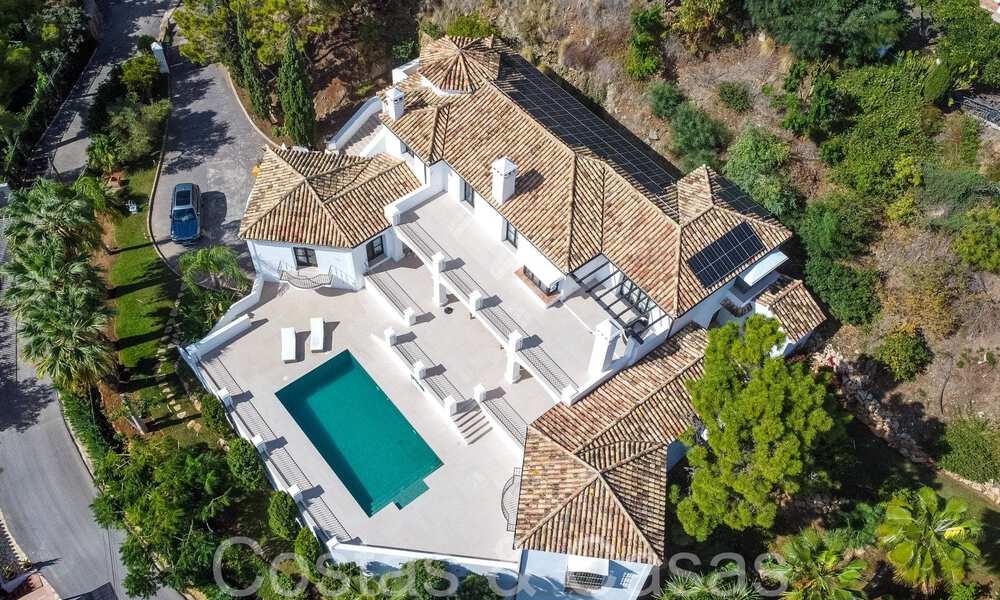 Sublime Mediterranean luxury villa with panoramic sea views for sale in El Madroñal, Marbella - Benahavis 70386