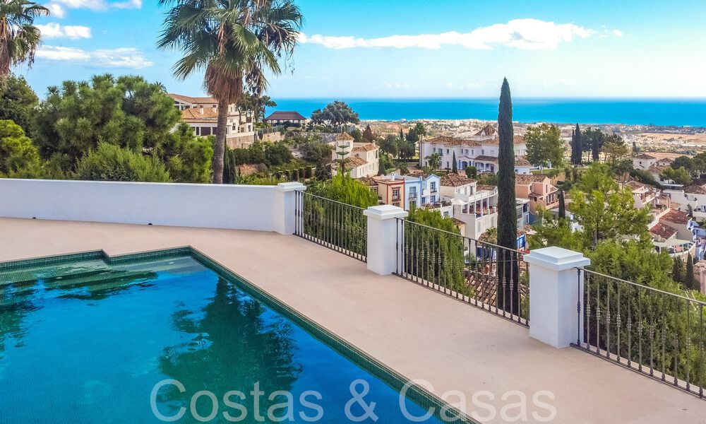 Sublime Mediterranean luxury villa with panoramic sea views for sale in El Madroñal, Marbella - Benahavis 70389