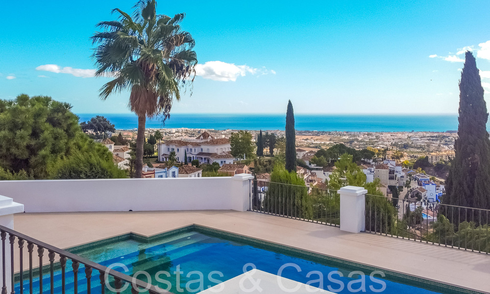 Sublime Mediterranean luxury villa with panoramic sea views for sale in El Madroñal, Marbella - Benahavis 70390