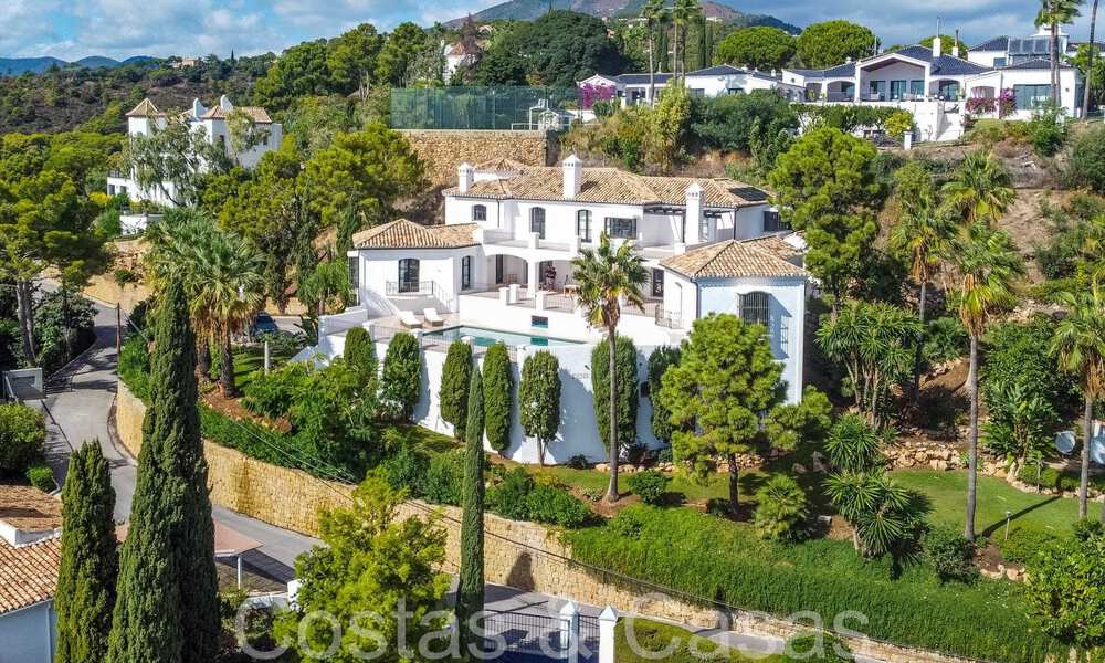 Sublime Mediterranean luxury villa with panoramic sea views for sale in El Madroñal, Marbella - Benahavis 70393