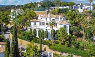 Sublime Mediterranean luxury villa with panoramic sea views for sale in El Madroñal, Marbella - Benahavis 70393 