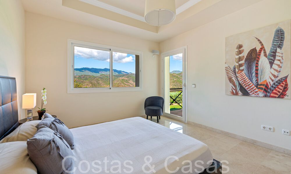 Spanish luxury villa with stunning views for sale, nestled in the greenery of Istan, Costa del Sol 70413