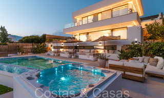 Ready to move in, modern new build villa with panoramic sea views for sale in Nueva Andalucia, Marbella 70433 