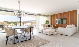 Ready to move in, modern new build villa with panoramic sea views for sale in Nueva Andalucia, Marbella 70435 