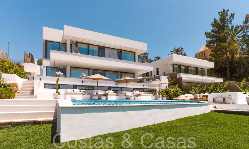 Ready to move in, modern new build villa with panoramic sea views for sale in Nueva Andalucia, Marbella 70448