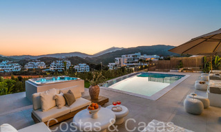 Ready to move in, modern new build villa with panoramic sea views for sale in Nueva Andalucia, Marbella 70456 