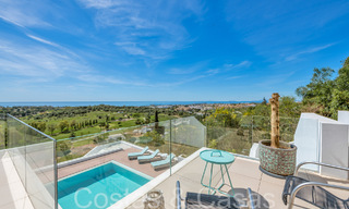 Modern luxury villa with fantastic views over the golf course to the sea, for sale in Marbella - Benahavis 70514 