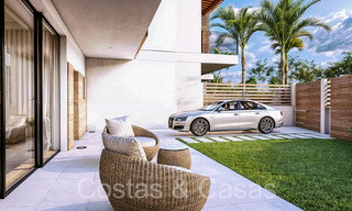 New development of 8 townhouses for sale adjacent to the golf course in Estepona 70564 