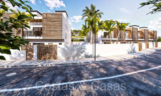 New development of 8 townhouses for sale adjacent to the golf course in Estepona 70565 