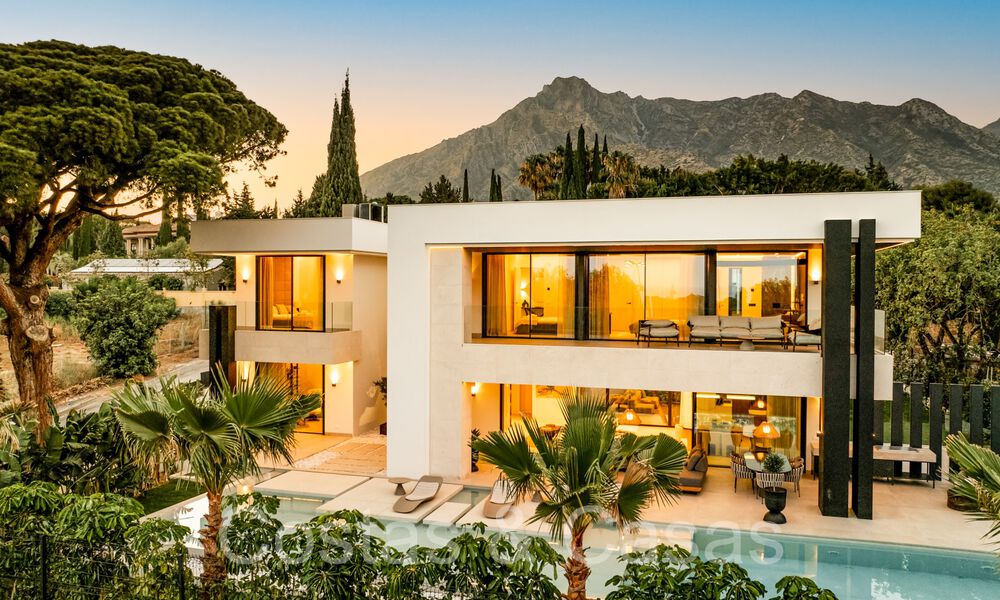 Sophisticated new build villa for sale close to all amenities on Marbella's famous Golden Mile 70635