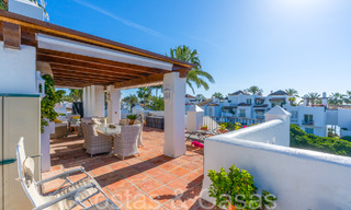 Penthouse for sale in a coveted beach complex on the New Golden Mile between Marbella and Estepona 70727 