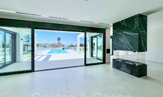 Contemporary new build villa for sale in Elviria, a coveted beach area east of Marbella centre 70592 