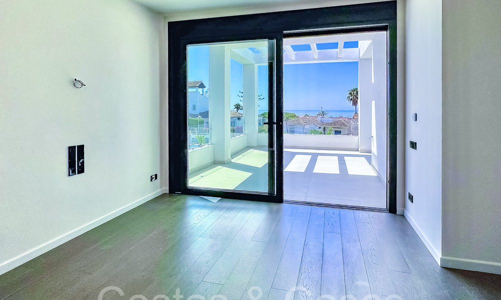 Contemporary new build villa for sale in Elviria, a coveted beach area east of Marbella centre 70616