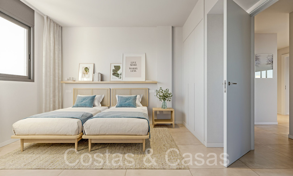 New on the market. Stylish apartments for sale, within walking distance of the beach and amenities of Estepona centre 70888