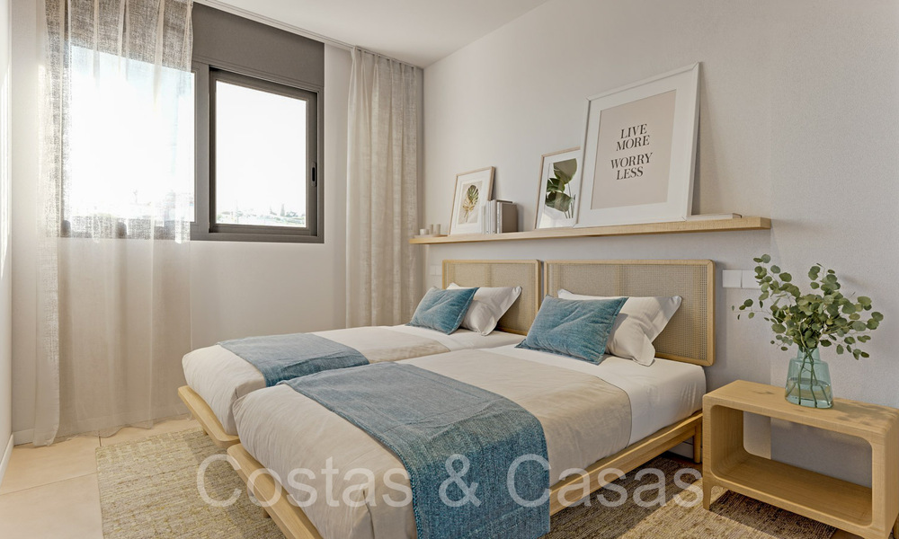 New on the market. Stylish apartments for sale, within walking distance of the beach and amenities of Estepona centre 70891