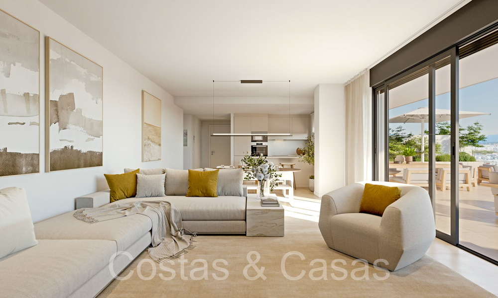 New on the market. Stylish apartments for sale, within walking distance of the beach and amenities of Estepona centre 70898