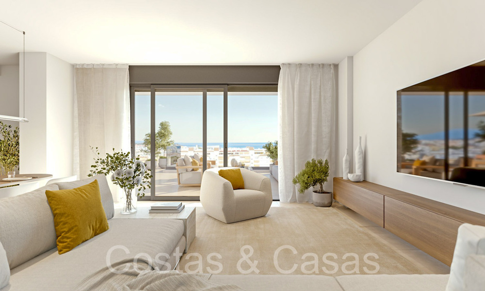 New on the market. Stylish apartments for sale, within walking distance of the beach and amenities of Estepona centre 70904