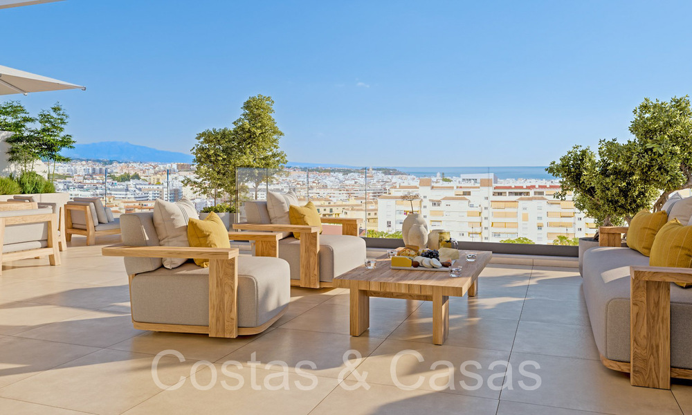 New on the market. Stylish apartments for sale, within walking distance of the beach and amenities of Estepona centre 70905