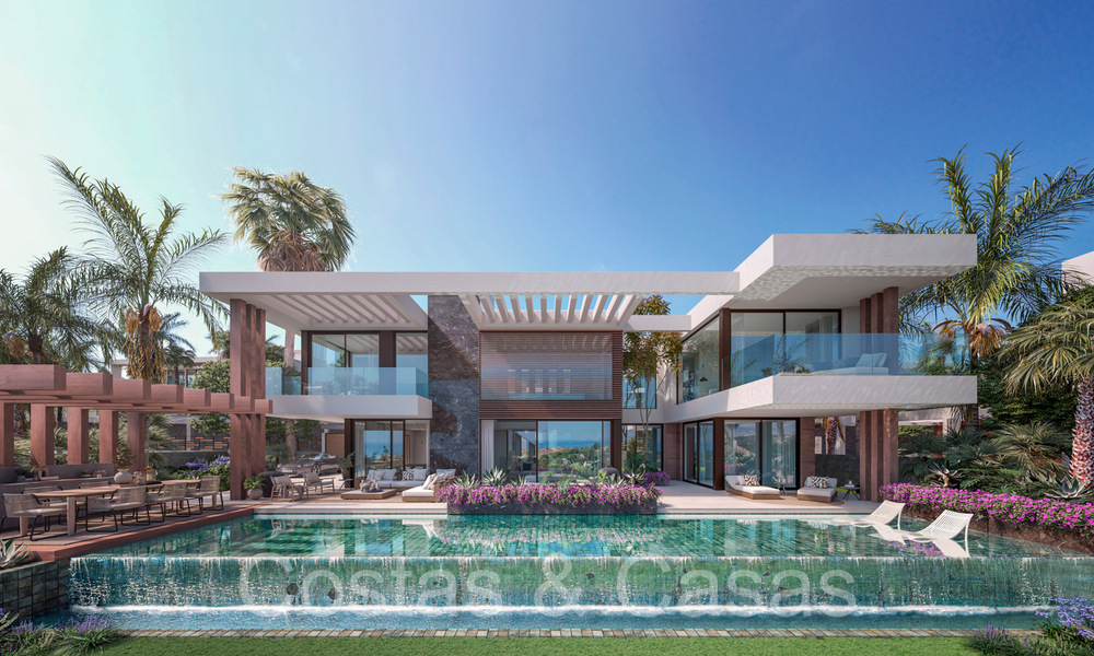 New build villas with a sophisticated design for sale in the heart of Nueva Andalucia, Marbella 71024