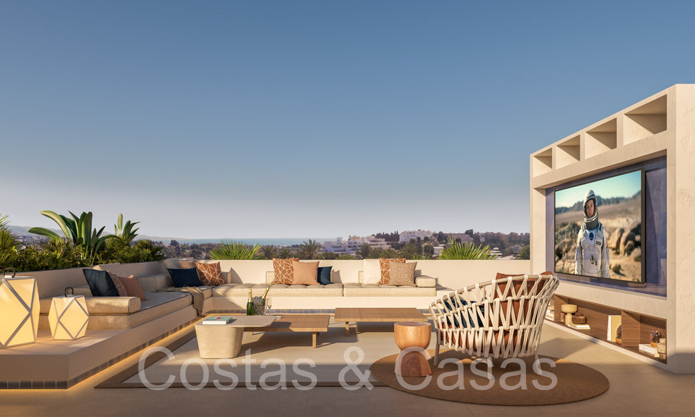 New build villas with a sophisticated design for sale in the heart of Nueva Andalucia, Marbella 71057