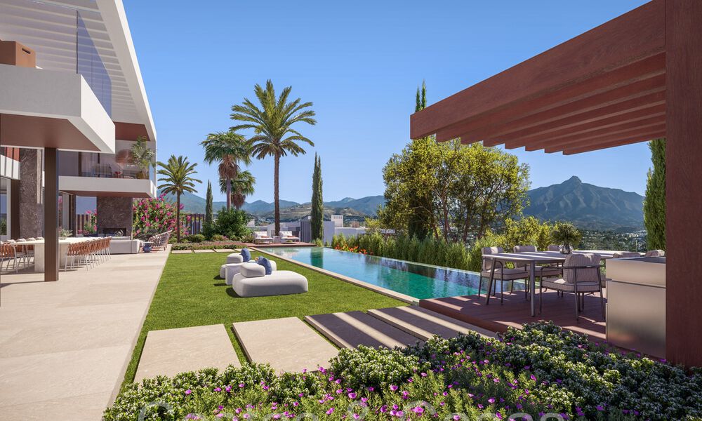 New build villas with a sophisticated design for sale in the heart of Nueva Andalucia, Marbella 71066