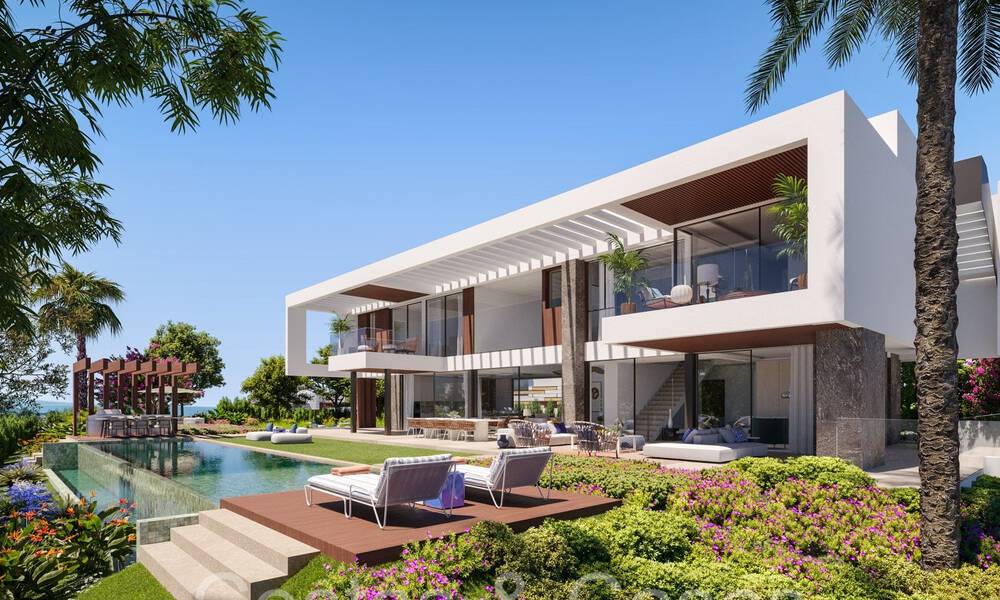 New build villas with a sophisticated design for sale in the heart of Nueva Andalucia, Marbella 71067