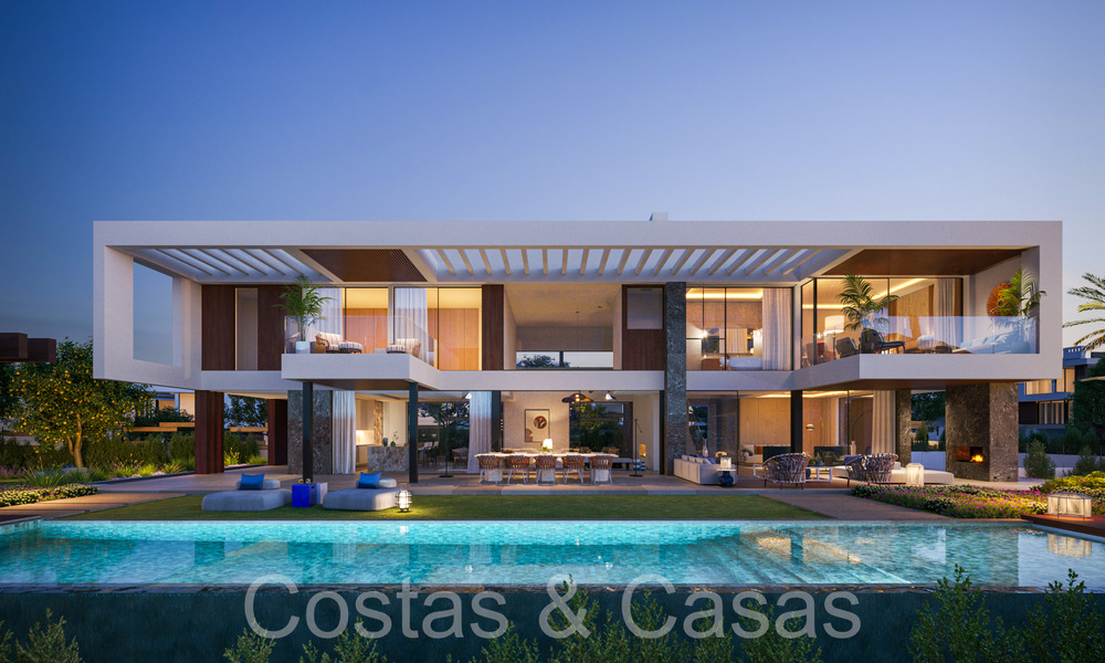 New build villas with a sophisticated design for sale in the heart of Nueva Andalucia, Marbella 71068