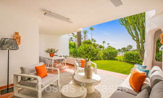 Fully renovated ground floor apartment for sale, in a beach complex on the New Golden Mile between Marbella and Estepona 71281 