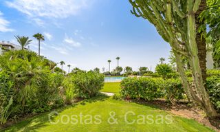 Fully renovated ground floor apartment for sale, in a beach complex on the New Golden Mile between Marbella and Estepona 71284 