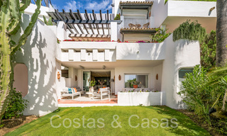 Fully renovated ground floor apartment for sale, in a beach complex on the New Golden Mile between Marbella and Estepona 71285 