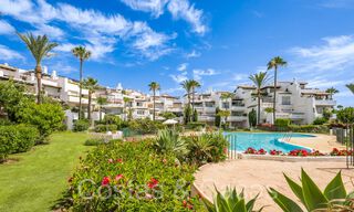 Fully renovated ground floor apartment for sale, in a beach complex on the New Golden Mile between Marbella and Estepona 71288 