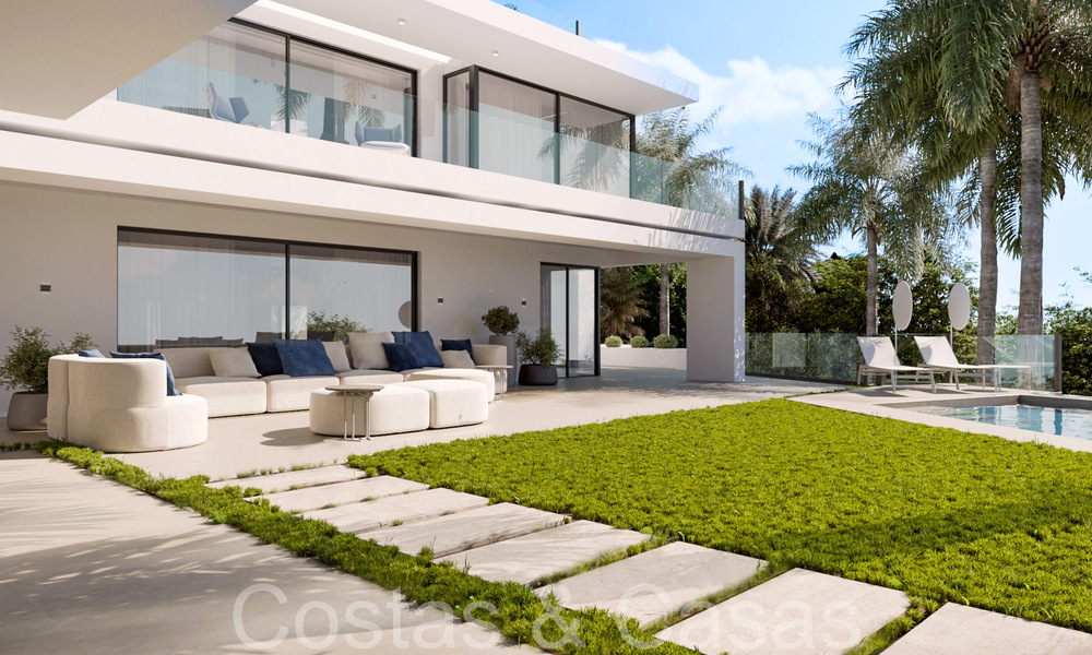 First class new build villa with contemporary design for sale in the exclusive Cascada de Camojan on Marbella’s Golden Mile 71347