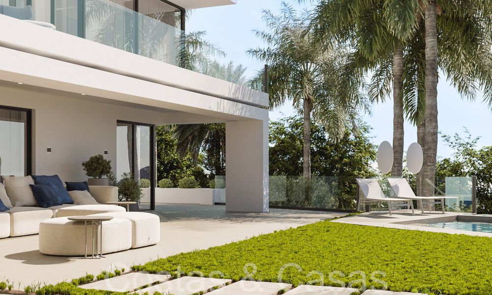 First class new build villa with contemporary design for sale in the exclusive Cascada de Camojan on Marbella’s Golden Mile 71351