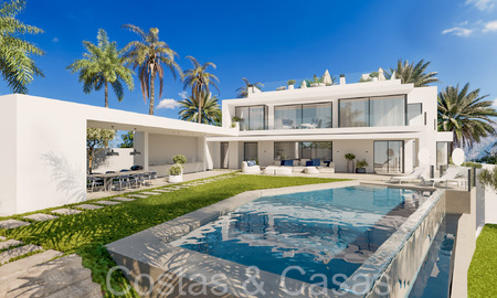 First class new build villa with contemporary design for sale in the exclusive Cascada de Camojan on Marbella’s Golden Mile 71354