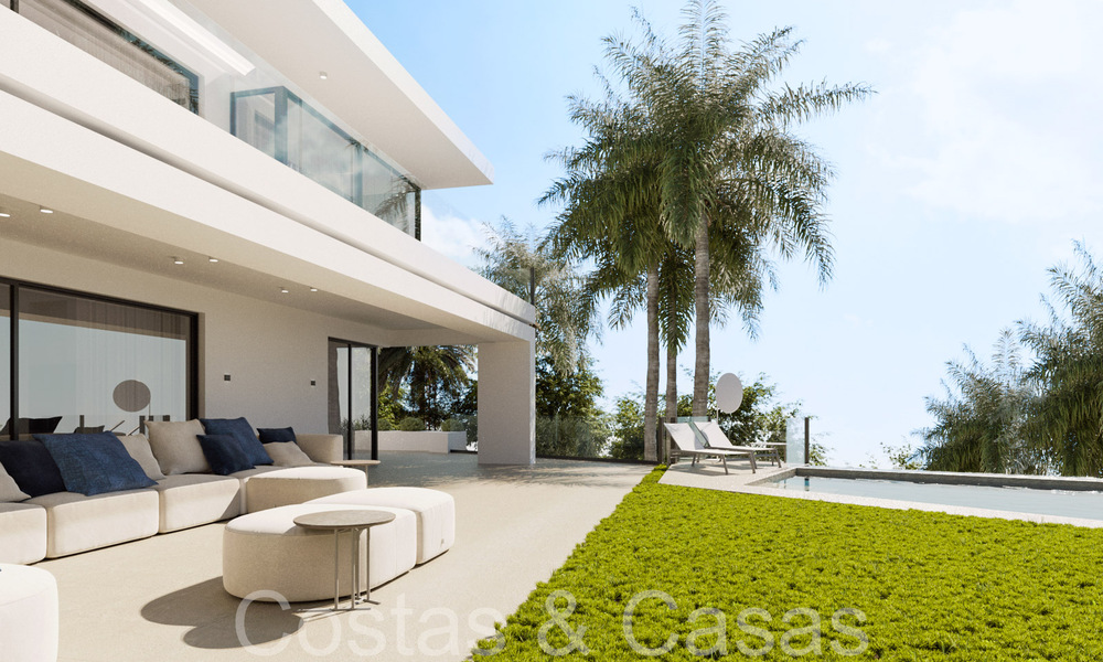 First class new build villa with contemporary design for sale in the exclusive Cascada de Camojan on Marbella’s Golden Mile 71355