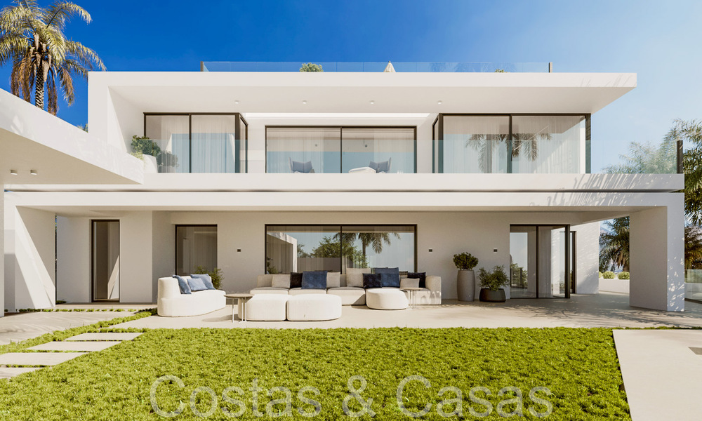 First class new build villa with contemporary design for sale in the exclusive Cascada de Camojan on Marbella’s Golden Mile 71356