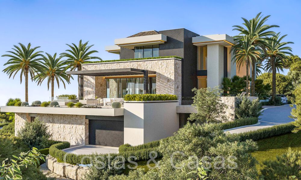 Majestic boutique villa for sale, with sea views, in the most exclusive La Zagaleta Golf Resort in Benahavis - Marbella 71425