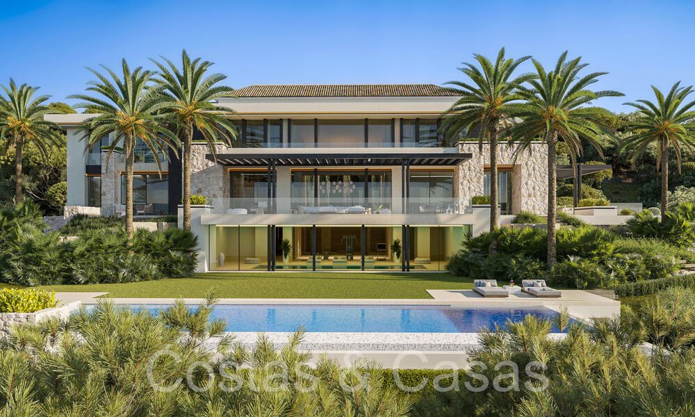 Majestic boutique villa for sale, with sea views, in the most exclusive La Zagaleta Golf Resort in Benahavis - Marbella 71428