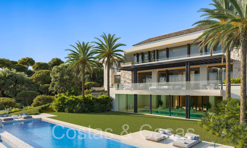 Majestic boutique villa for sale, with sea views, in the most exclusive La Zagaleta Golf Resort in Benahavis - Marbella 71429