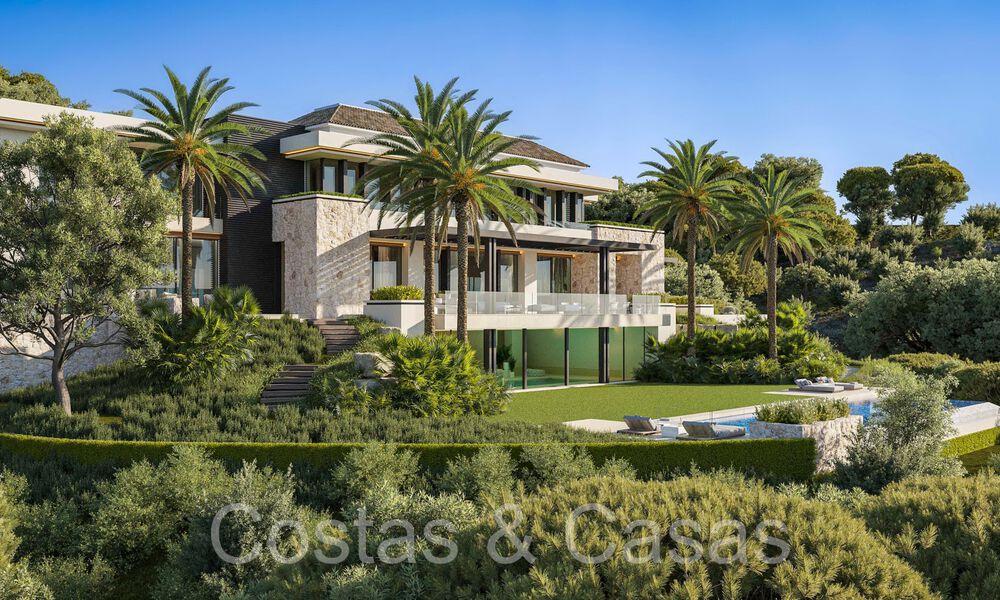 Majestic boutique villa for sale, with sea views, in the most exclusive La Zagaleta Golf Resort in Benahavis - Marbella 71430