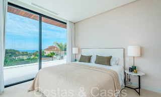 New and move-in ready, modern style villa for sale with sea views, beachside east of Marbella city centre 71447 