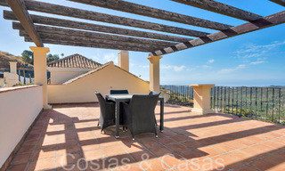 Timeless Spanish luxury villa with panoramic sea views for sale in a gated urbanization of Marbella - Benahavis 71542 