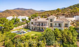 Timeless Spanish luxury villa with panoramic sea views for sale in a gated urbanization of Marbella - Benahavis 71567 