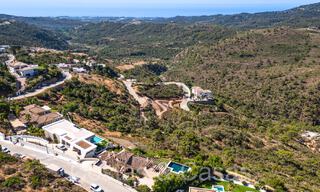 Timeless Spanish luxury villa with panoramic sea views for sale in a gated urbanization of Marbella - Benahavis 71568 