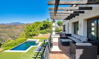 Timeless Spanish luxury villa with panoramic sea views for sale in a gated urbanization of Marbella - Benahavis 71575 