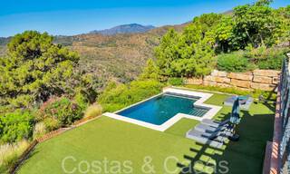 Timeless Spanish luxury villa with panoramic sea views for sale in a gated urbanization of Marbella - Benahavis 71576 