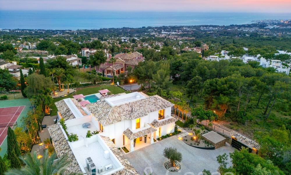 Stately luxury villa for sale in a Mediterranean style in the upscale residential area of Sierra Blanca on Marbella's Golden Mile 71592