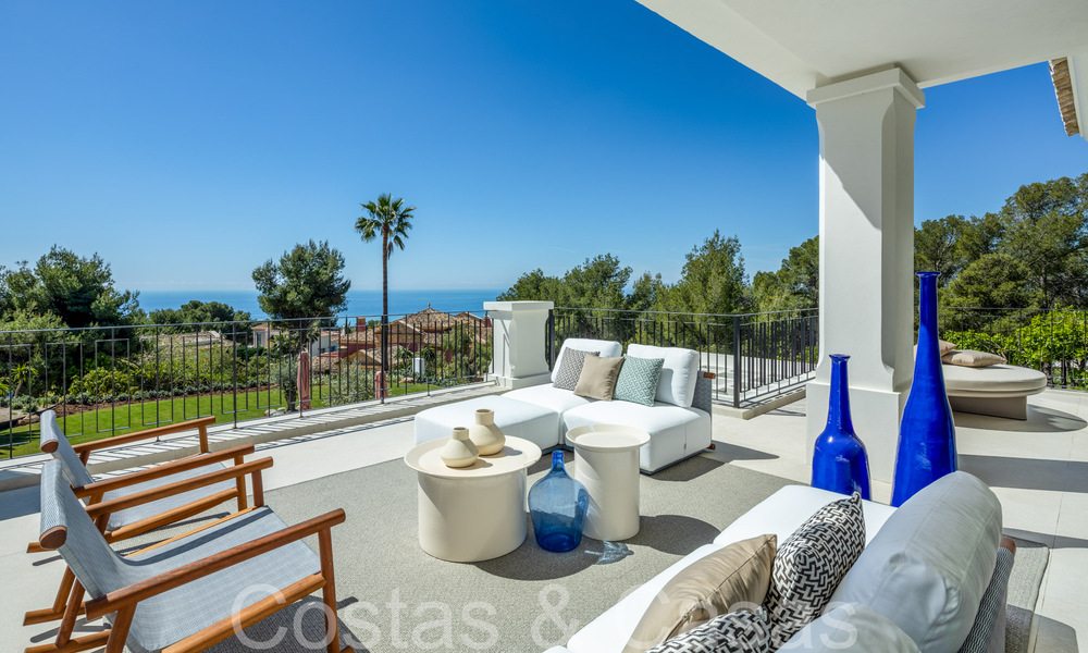 Stately luxury villa for sale in a Mediterranean style in the upscale residential area of Sierra Blanca on Marbella's Golden Mile 71596